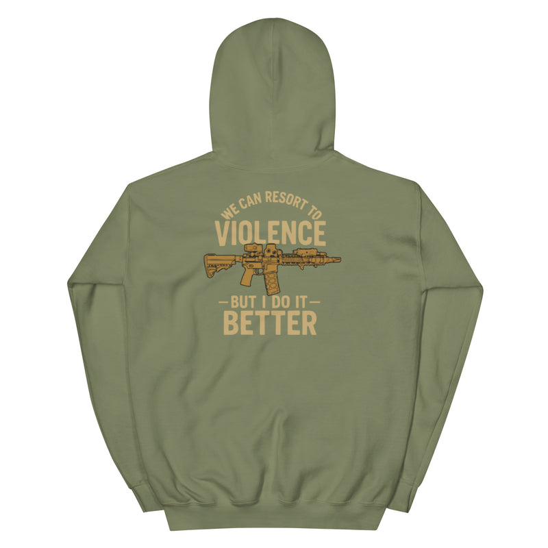 “Resort to Violence” Tactical Hoodie